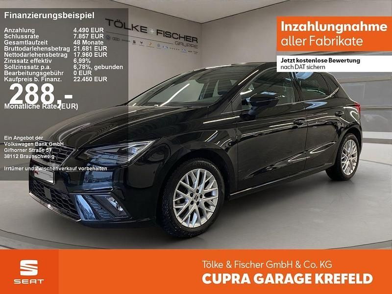 Gebraucht Seat Ibiza FR 116 PS (85 kW) 2025 Mitternachtsschwarz (metallic) Limousine