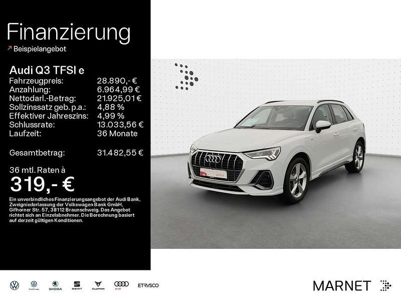 Gletscherweiß metallic Gebraucht 2022 Audi Q3 S-Line SUV | 28.890 € (Fairer Preis) - Bild 1/4