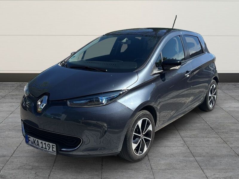 Grau (titaniumgrau metallic) Gebraucht 2018 Renault Zoe Intens Kleinwagen | 14.990 € - Bild 1/4