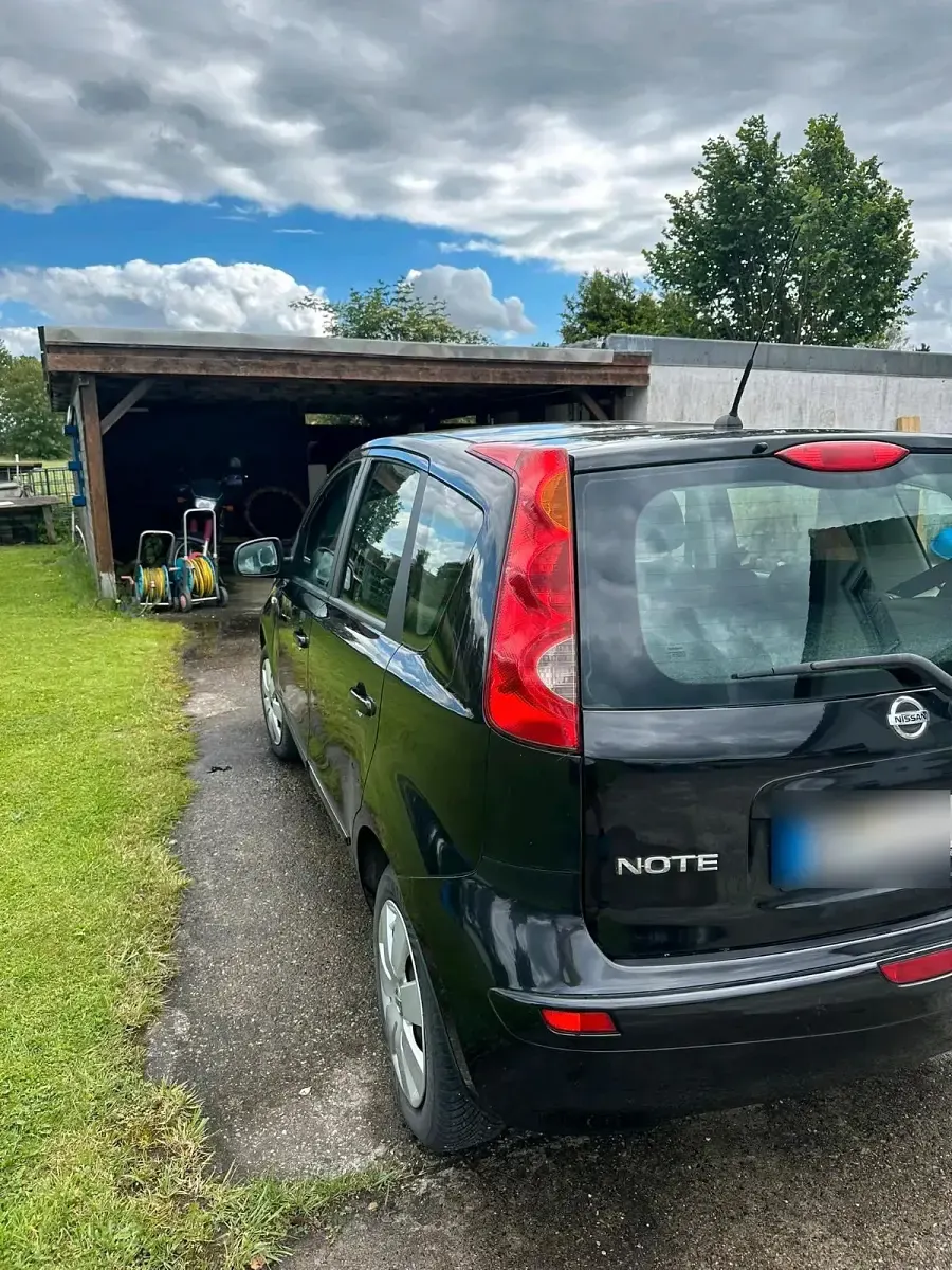 Gebraucht Nissan Note 88 PS (64 kW) 2008 Schwarz Kleinwagen