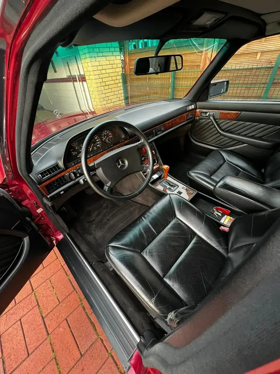 Gebraucht Mercedes 500 SE 252 PS (185 kW) 1990 Rot Limousine