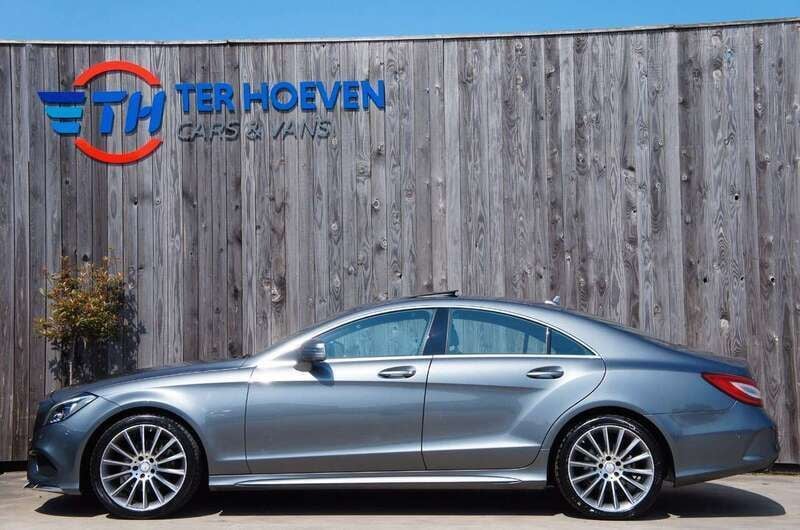 Grey metallic Gebraucht 2017 Mercedes CLS220 AMG Coupé | 21.950 € (Guter Preis) - Bild 1/4