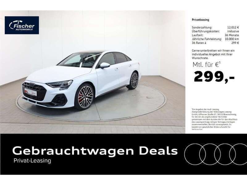Weiss Gebraucht 2024 Audi S3 Sport Limousine | 52.880 € (Teuer) - Bild 1/4