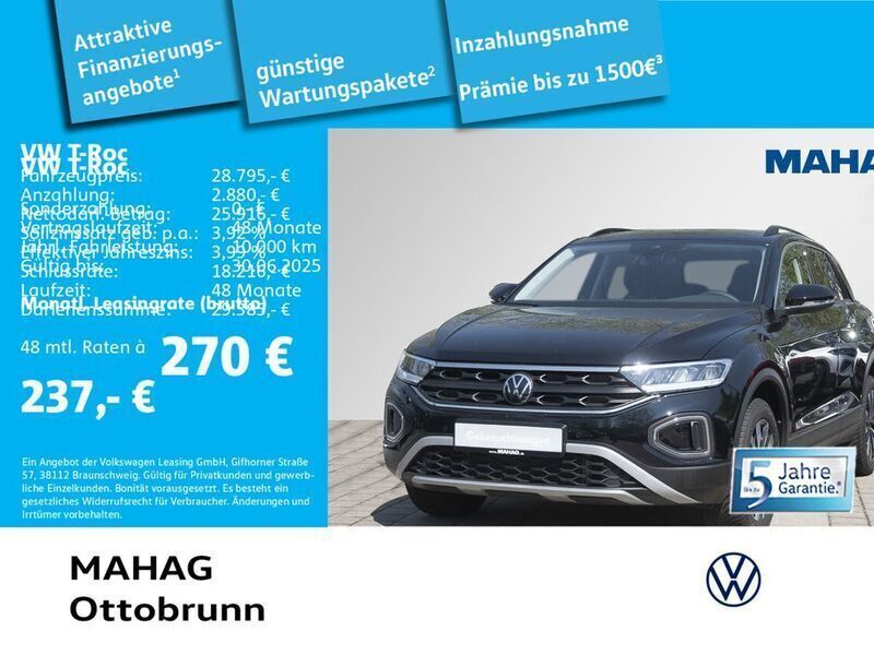 Deep black perleffekt Gebraucht 2024 VW T-Roc Move SUV | 28.795 € (Guter Preis) - Bild 1/2