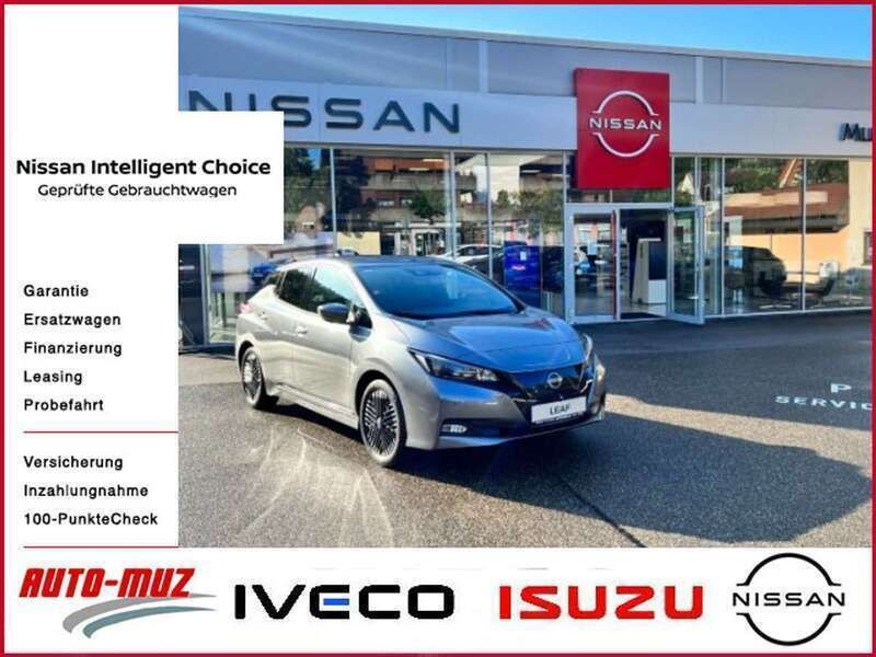Gun metallic (m) Gebraucht 2023 Nissan Leaf N-Connecta Kleinwagen | 28.900 € - Bild 1/4