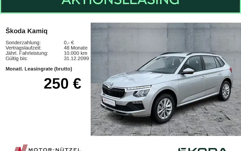 Usado Skoda Kamiq Selection 116 CV (85 kW) 2025 Plateado SUV