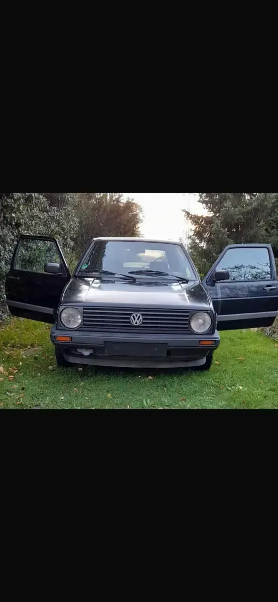 Gebraucht VW Golf II 54 PS (39 kW) 1991 Schwarz Kleinwagen