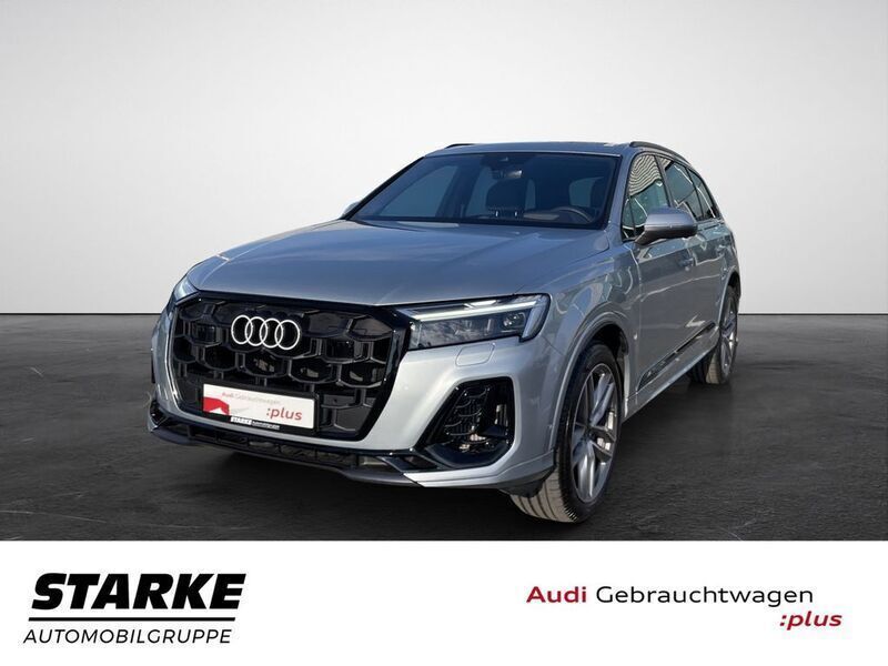 Satellitsilber metallic Gebraucht 2024 Audi Q7 S-Line SUV | 75.870 € (Etwas zu teuer) - Bild 1/4
