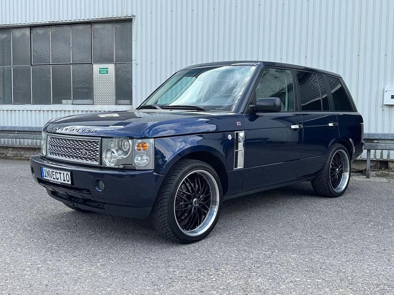 Oslo blue metallic Gebraucht 2003 Land Rover Range Rover Vogue SUV | 10.590 € - Bild 1/4