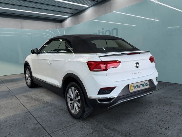 Gebraucht VW T-Roc Cabriolet Style 150 PS (110 kW) 2020 Weiß Cabrio