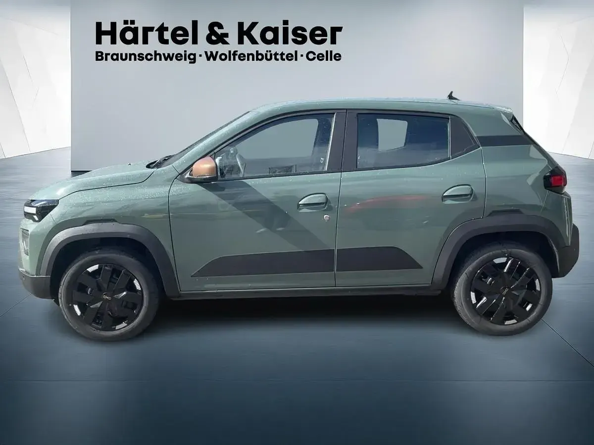 Neu Dacia Spring Extreme 47 kW (65 PS) 2026 Olivgrün (grün) (grün) Kleinwagen
