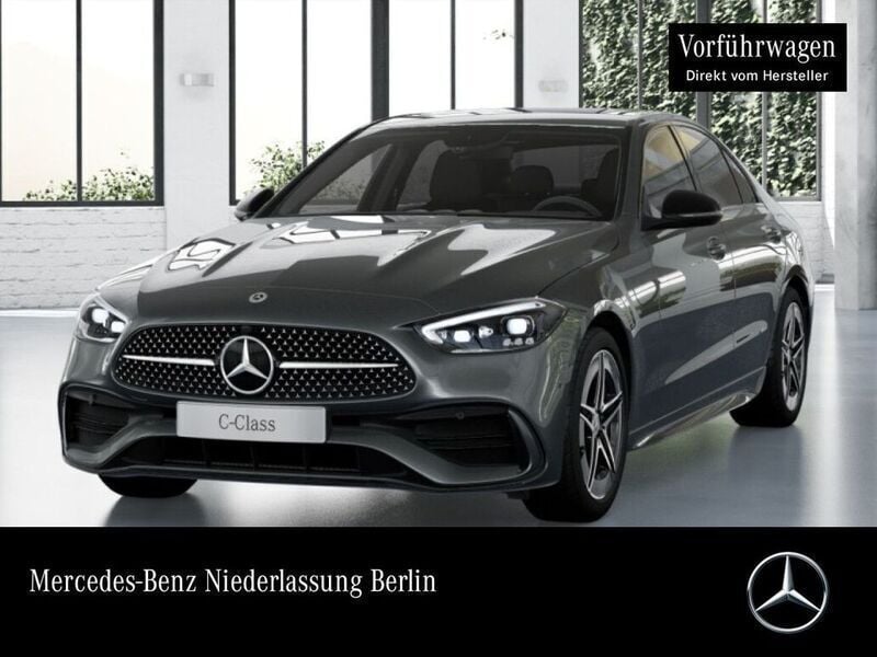 Selenitgrau Gebraucht 2024 Mercedes C300e AMG Limousine | 45.990 € (Superpreis) - Bild 1/4