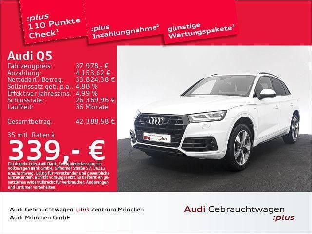 Gebraucht Audi Q5 S-Line 286 PS (210 kW) 2020 Gletscherweiß metallic SUV