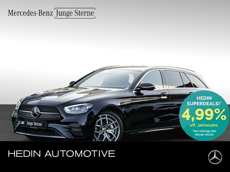 Schwarz Gebraucht 2022 Mercedes E450 AMG Limousine | 55.900 € (Fairer Preis) - Bild 1/4