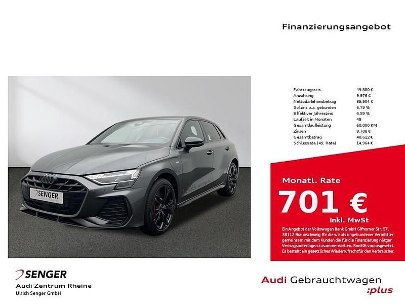 Grau Gebraucht 2025 Audi A3 Sportback e-tron Comfort Limousine | 49.880 € (Fairer Preis) - Bild 1/4