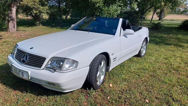 Gebraucht Mercedes SL320 224 PS (164 kW) 2000 Weiß Cabrio