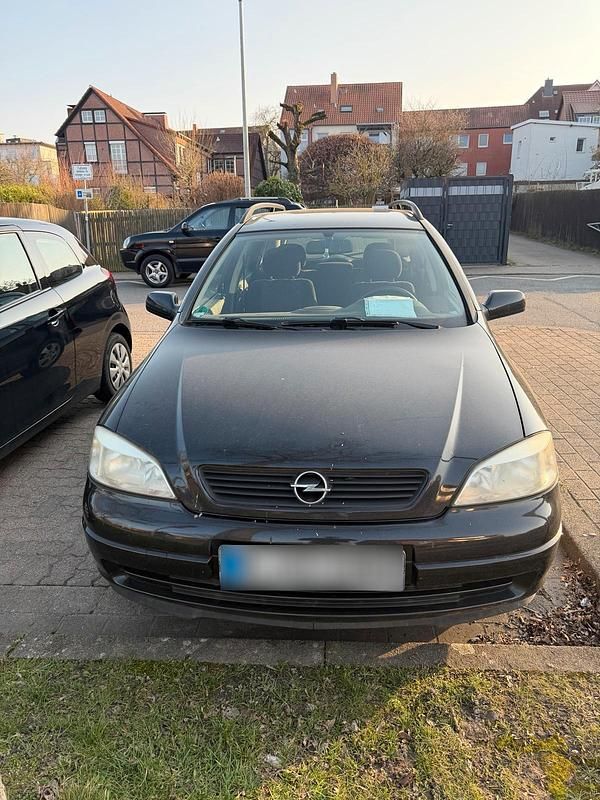 Gebraucht Opel Astra 101 PS (74 kW) 2000 Schwarz Kleinwagen