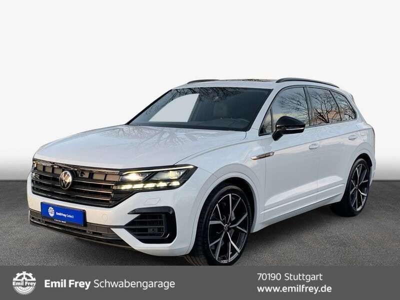 Oryxweiß perlmutteffekt Gebraucht 2021 VW Touareg R-line SUV | 52.890 € (Fairer Preis) - Bild 1/3