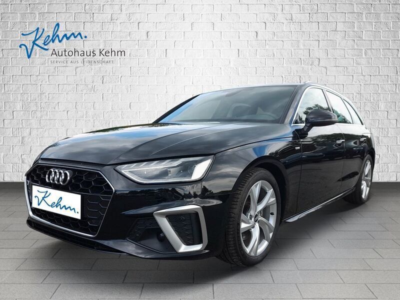 Schwarz metallic Gebraucht 2021 Audi A4 S-Line Kombi | 29.890 € (Fairer Preis) - Bild 1/4