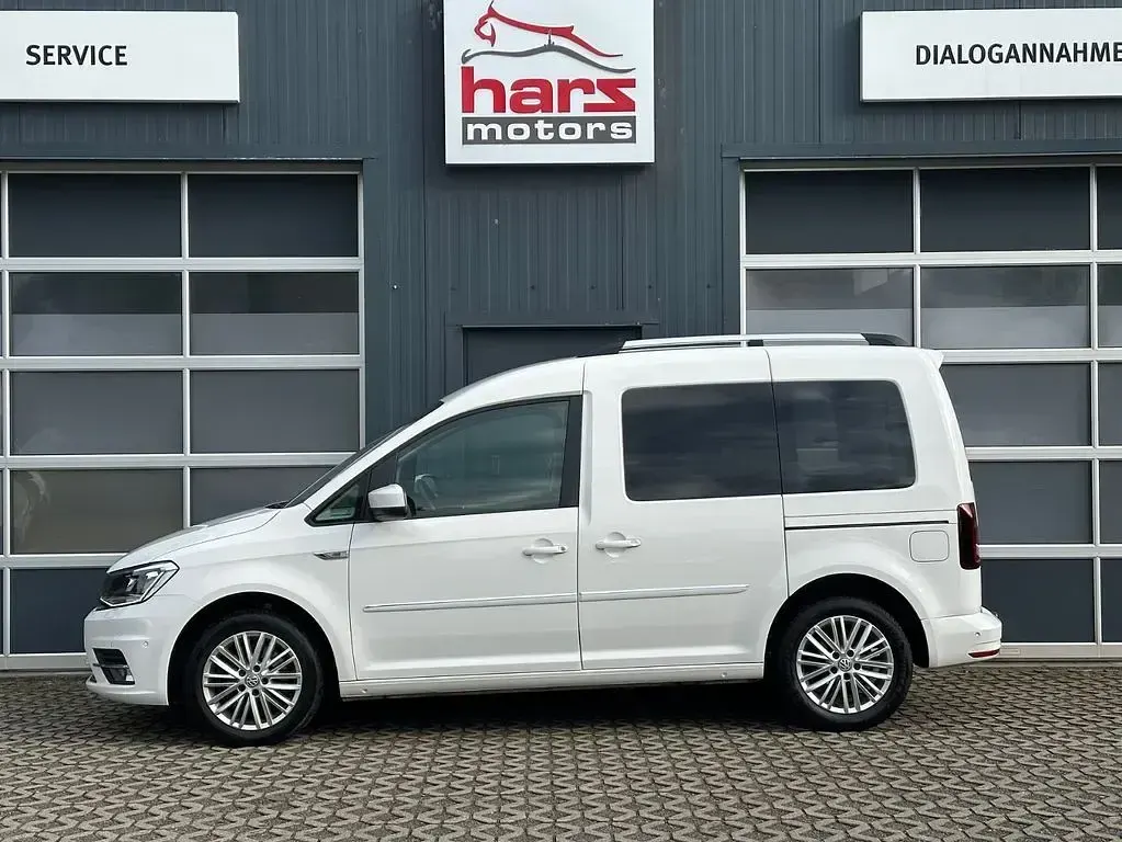Second-hand VW Caddy Highline 150 CP (110 kW) 2018 Alb Monovolum