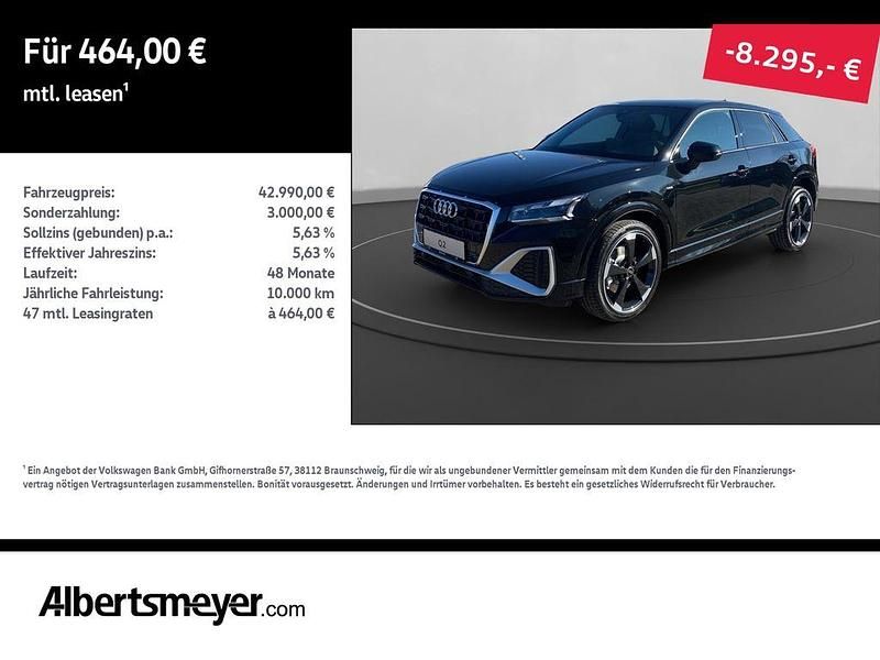 Schwarz Neu 2025 Audi Q2 S-Line SUV | 42.990 € (Etwas zu teuer) - Bild 1/4