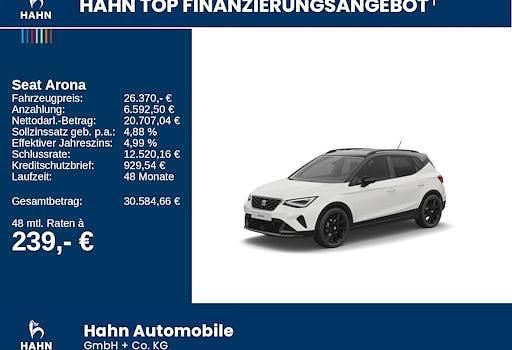 Gebraucht Seat Arona Black Edition 115 PS (84 kW) 2025 Weiß SUV