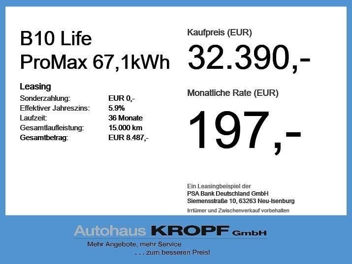 Ny Leapmotor B10 160 kW (218 HK) 2025 Blå SUV
