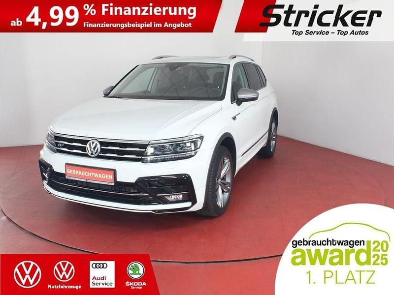 Weiß Gebraucht 2020 VW Tiguan Allspace R-line SUV | 30.449 € (Superpreis) - Bild 1/4