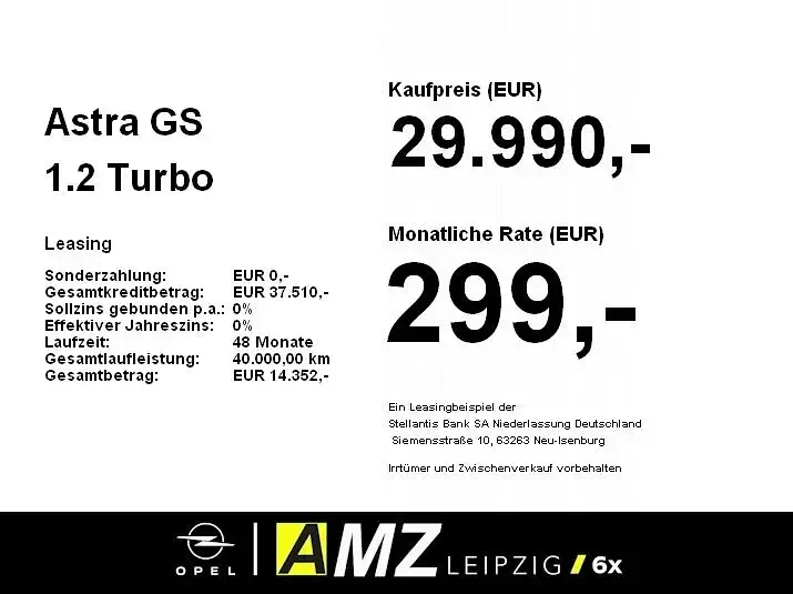 Neu Opel Astra Edition 145 PS (106 kW) 2025 Arktis weiß Limousine