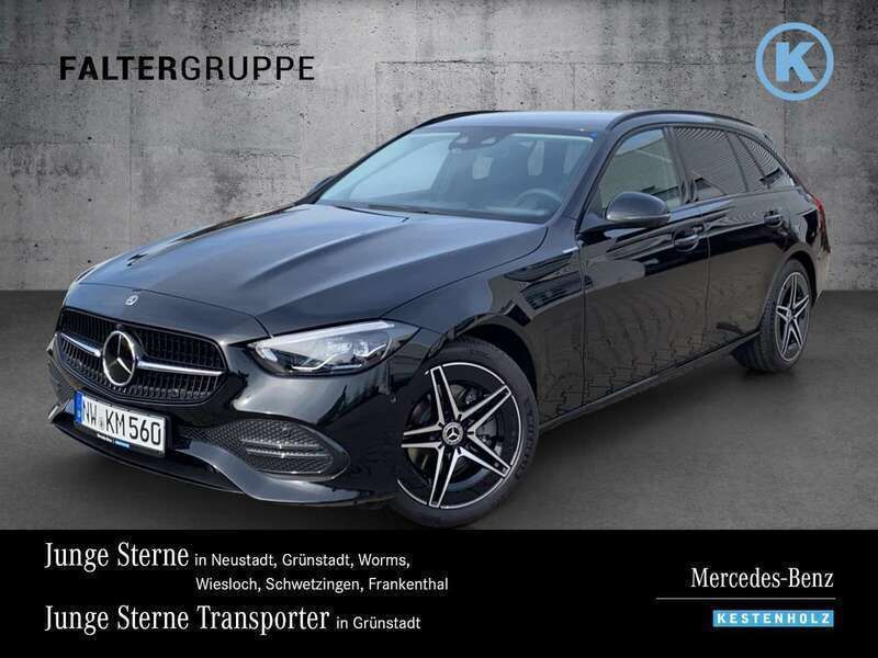 Obsidianschwarz Gebraucht 2024 Mercedes C220 Avantgarde Kombi | 41.660 € (Fairer Preis) - Bild 1/4