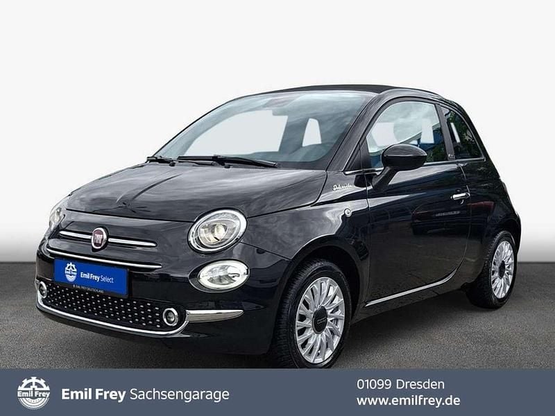 Vesuvio schwarz metallic Gebraucht 2022 Fiat 500C Cabrio | 13.440 € (Fairer Preis) - Bild 1/4