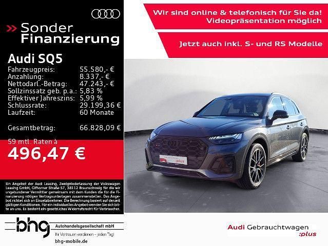 Grau Gebraucht 2023 Audi SQ5 Business SUV | 55.580 € (Guter Preis) - Bild 1/4