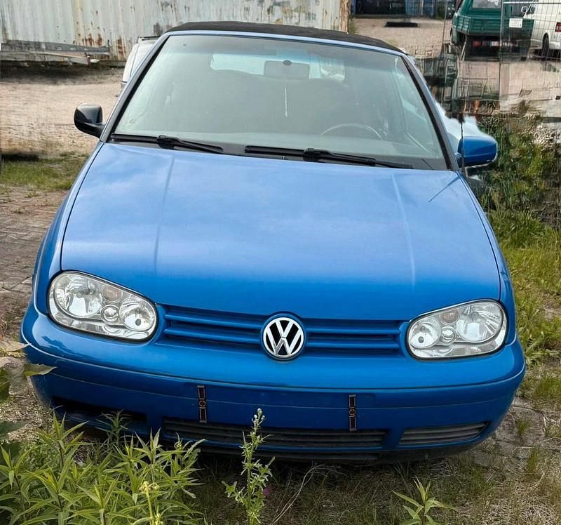 Blau Gebraucht 1998 VW Golf Cabriolet Cabrio | 1.250 € (Superpreis) - Bild 1/4