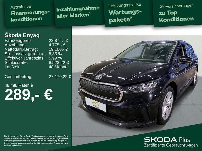 Blackmagic perleffekt Gebraucht 2023 Skoda Enyaq iV SUV | 23.875 € (Guter Preis) - Bild 1/4