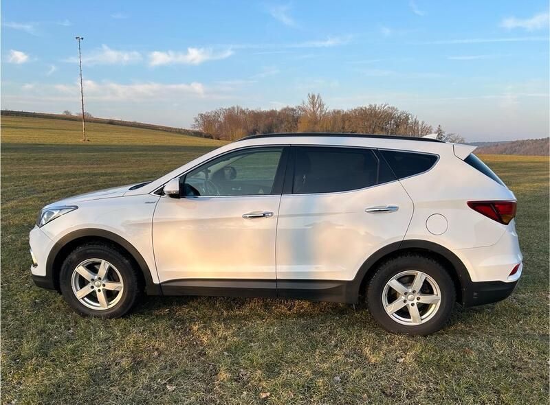 Weiß Gebraucht 2016 Hyundai Santa Fe SUV | 14.900 € (Superpreis) - Bild 1/4