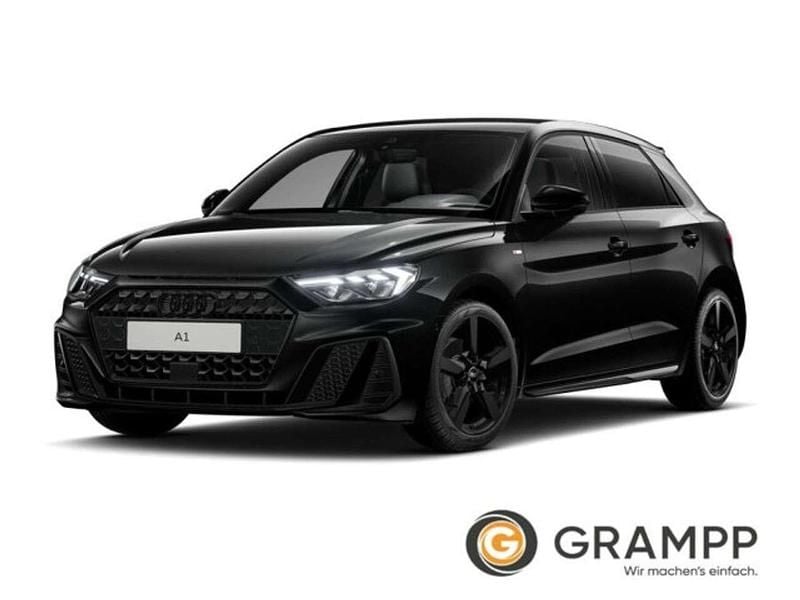 Mythosschwarz metallic Neu 2025 Audi A1 S-Line Kleinwagen | 31.950 € (Guter Preis) - Bild 1/4