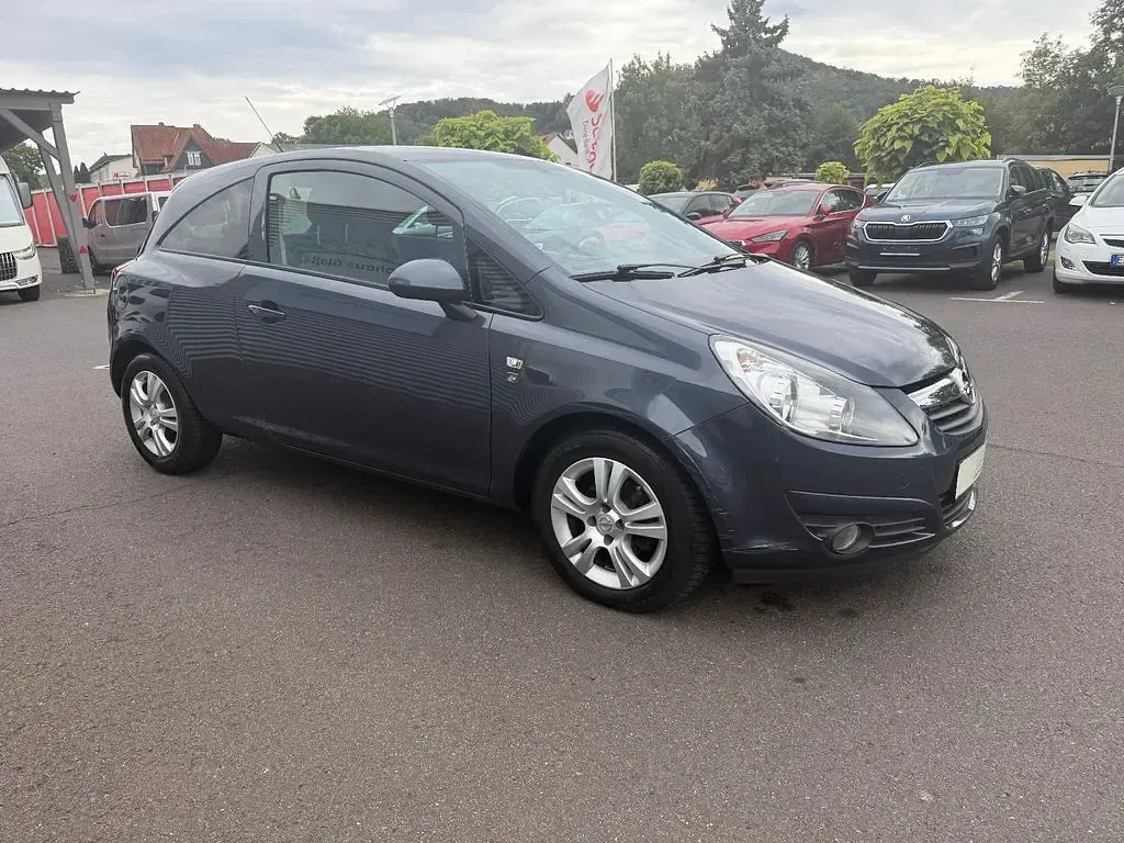Gebraucht Opel Corsa Edition 69 PS (50 kW) 2010 Grau Kleinwagen