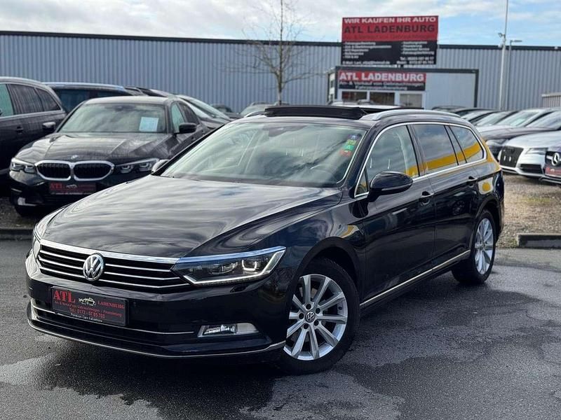 Schwarz Gebraucht 2015 VW Passat Highline Kombi | 9.500 € (Teuer) - Bild 1/4
