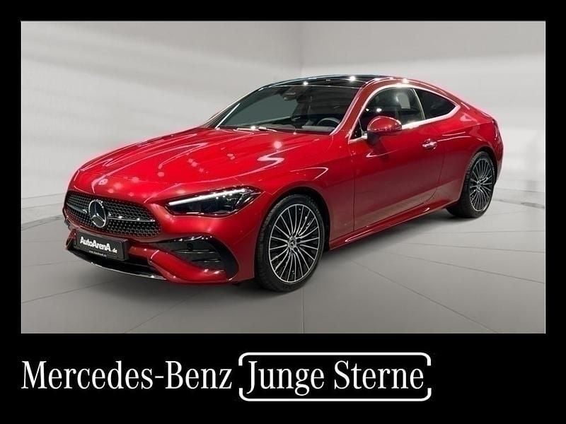 Rot Gebraucht 2024 Mercedes CLE200 AMG Coupé | 49.904 € (Guter Preis) - Bild 1/4