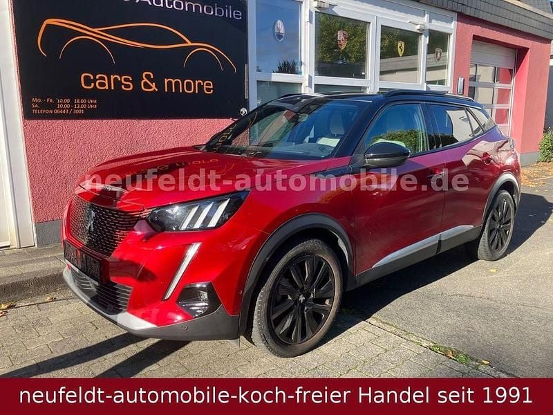 Rot Gebraucht 2020 Peugeot e-2008 GT SUV | 12.890 € (Superpreis) - Bild 1/4