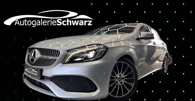 Amg polarsilber metallic Gebraucht 2018 Mercedes A180 AMG line Limousine | 19.980 € (Guter Preis) - Bild 1/3