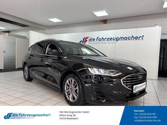 Obsidianschwarz metallic Gebraucht 2023 Ford Focus Titanium X Kombi | 17.988 € (Fairer Preis) - Bild 1/4
