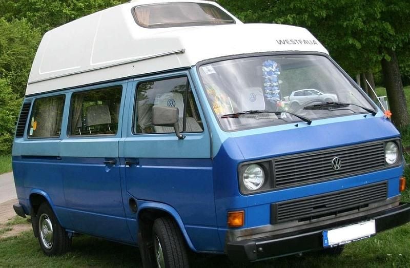 Blau Gebraucht 1985 VW T3 Van | 14.900 € - Bild 1/4