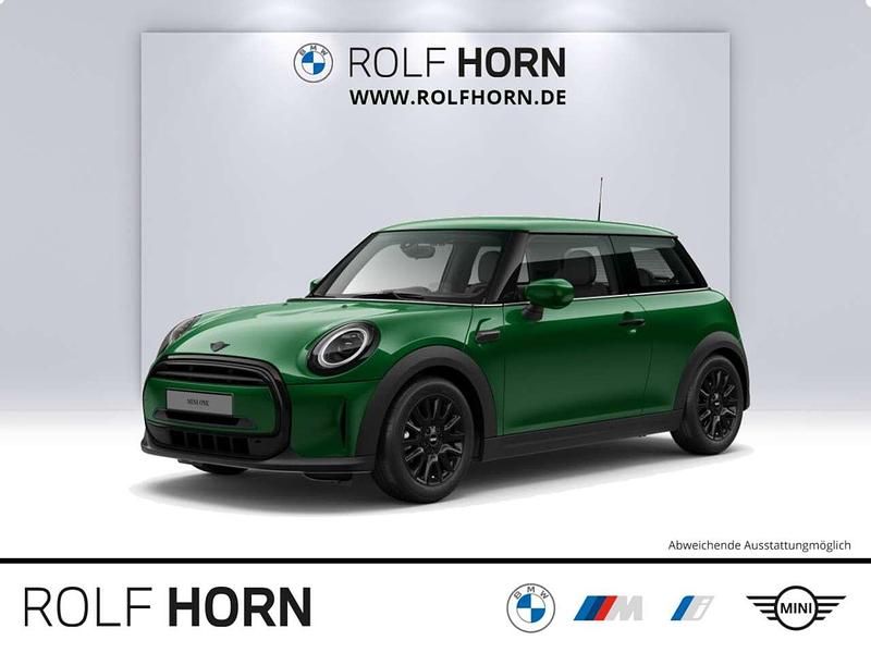 British racing green metallic Gebraucht 2022 Mini ONE Kleinwagen | 19.910 € (Etwas zu teuer) - Bild 1/4