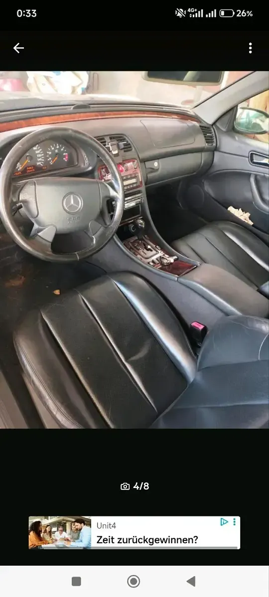 Gebraucht Mercedes CLK320 218 PS (160 kW) 1999 Schwarz Cabrio