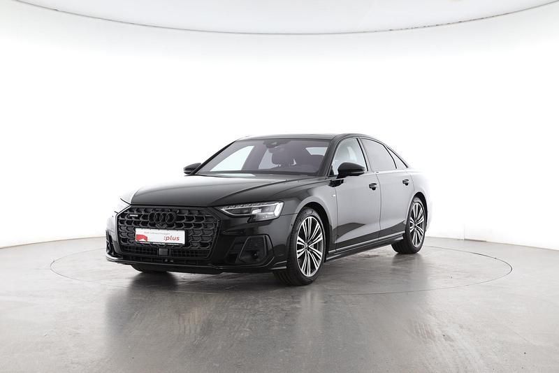 Mythosschwarz Gebraucht 2022 Audi A8 S-Line Limousine | 61.470 € (Superpreis) - Bild 1/4
