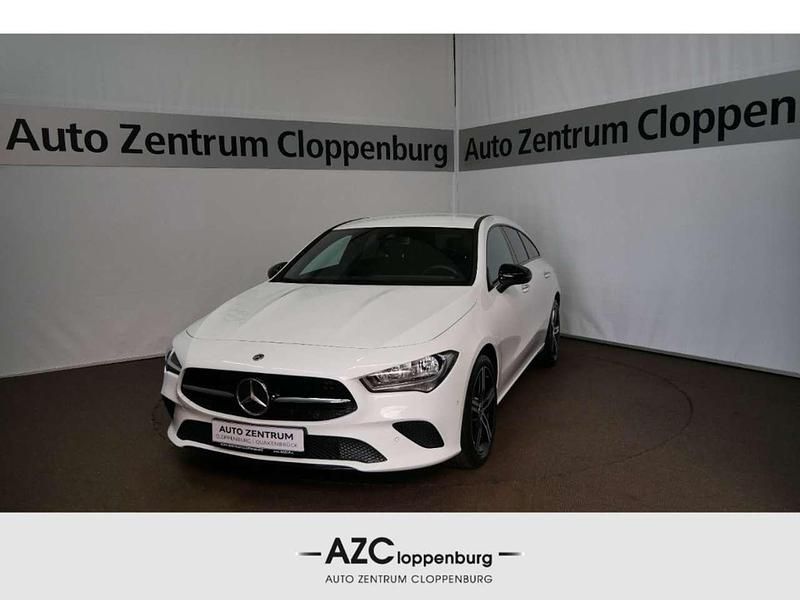Polarweiss unilack Gebraucht 2021 Mercedes CLA200 Night Kombi | 25.950 € (Guter Preis) - Bild 1/4