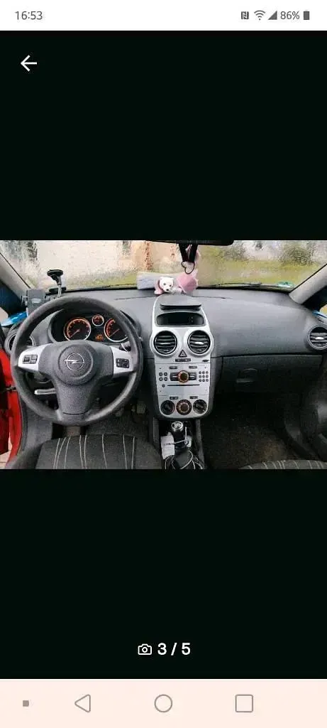 Gebraucht Opel Corsa 60 PS (44 kW) 2009 Rot Kleinwagen