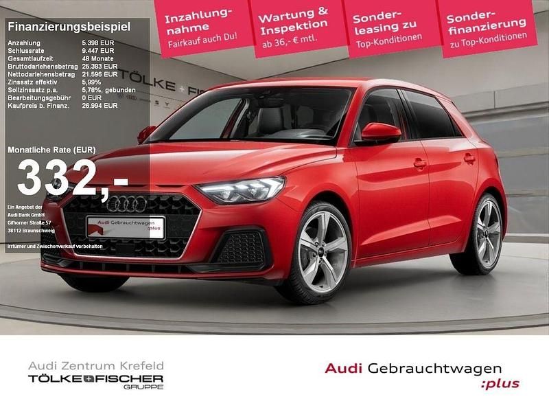 Rot Gebraucht 2025 Audi A1 Sportback Advanced Kleinwagen | 26.795 € (Fairer Preis) - Bild 1/4