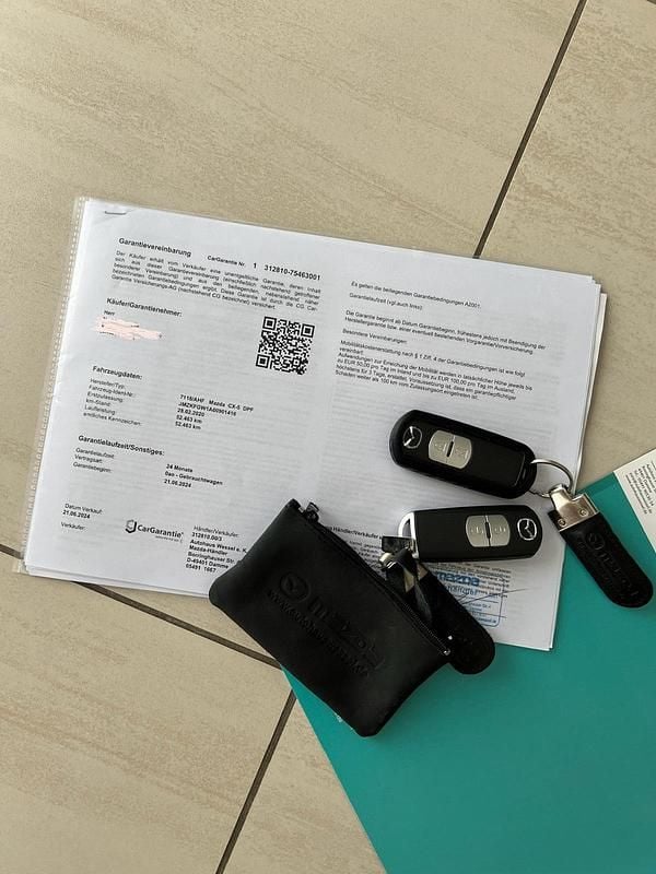 Gebraucht Mazda CX-5 Exclusive-Line 150 PS (110 kW) 2020 Weiß SUV